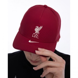 LFC Nike Adults Red/Fossil Aerobill Cap