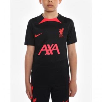 LFC Nike Kids Black Strike Short Sleeve Top 22/23