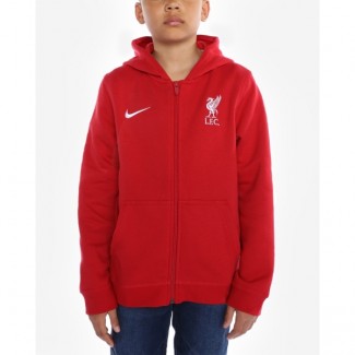 LFC Nike Kids Gym Red Zip Hoodie 22/23