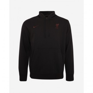 LFC Nike Mens Black Fleece Pullover Hoodie