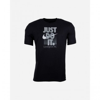 LFC Nike Mens Just Do It Tee 22-23 Black
