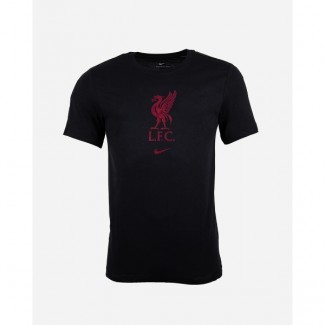 LFC Nike Mens Short Sleeve Crest Tee 22-23 Black
