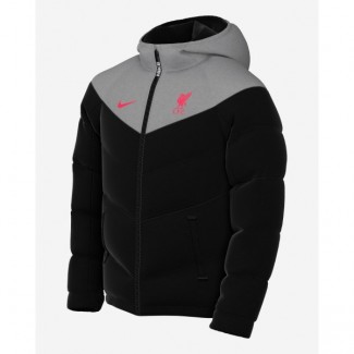 LFC Nike Older Kids Black Full Zip Fill Jacket 22/23