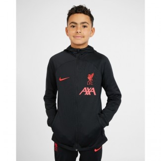 LFC Nike Older Kids Black Strike Knit Tracksuit 22/23