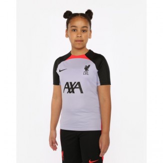 LFC Nike Older Kids Purple Strike Short Sleeve Top 22/23