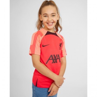 LFC Nike Older Kids Siren Red Strike Short Sleeve Top 22/23
