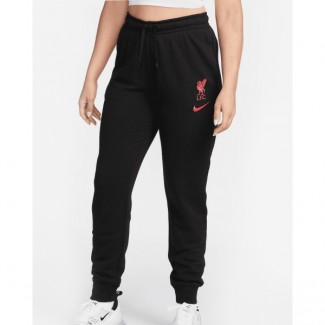LFC Nike Womens Black Club Fleece Mid-Rise Pant 22/23