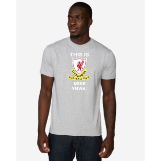 LFC This Is Anfield Personalised Grey Tee